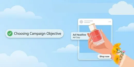 Choosing Campaign Objective meta campaign
