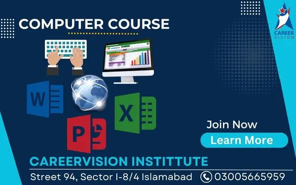 Banner image banner of computer courses basic it in islamabad Rawalpindi