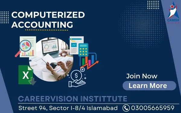 Banner image  Finacne Manager Quickbooks MS Excel Advance Excel Course in islamabad Rawalpindi
